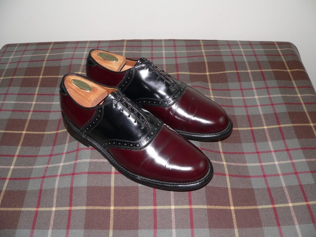 Allen Edmonds Shelton Burgundy Black 