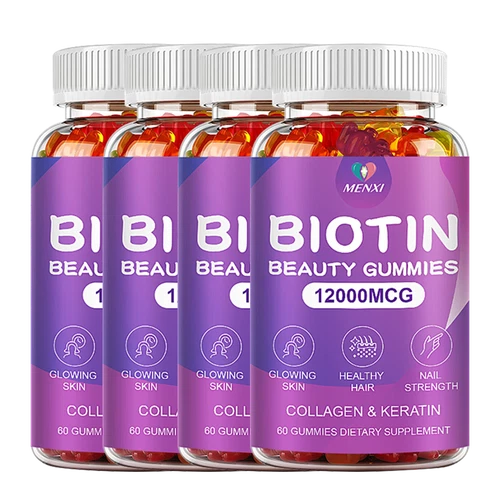 Hair Skin and Nails Gummy - Supports Healthy Hair - Vegan Biotin Beauty Vitamins - Picture 11 of 11