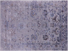Hand Knotted Wool & Silk Traditional Rug 8' 8" X 11' 10" - Q19189