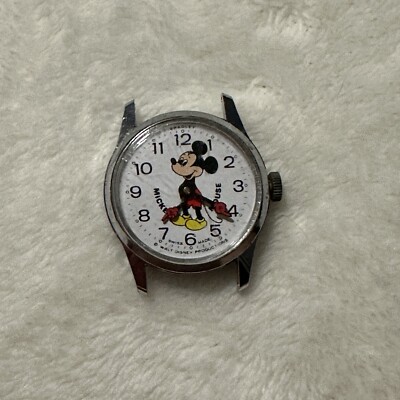 Bradley Mickey Mouse O15 Wrist Watch Walt Disney Swiss
