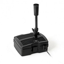 All-in-One 660 GPH Pond Filter Pump with Sterilizer and Fountain Jet - Color: Bl