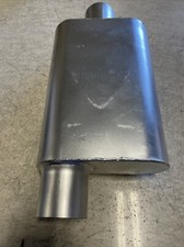 Summit Racing Race Muffler 638230 3 Inlet 3 Outlet Off Set Summit Racing Race Muffler 638230 3 Inlet 3 Outlet Off Set