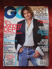 JOHNNY DEPP Magazine GQ August 2003