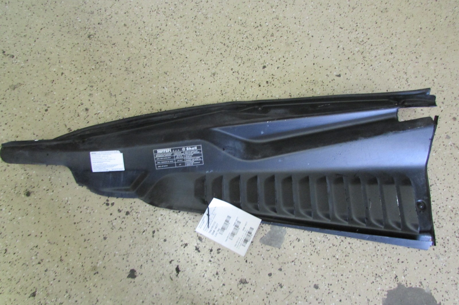 Ferrari 458 Italia Coupe, Left Rear Engine Bay Panel, Damaged, Used P/N 82904900