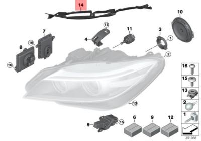Genuine BMW E89 Roadster Gasket Left OEM 63127248897 | eBay