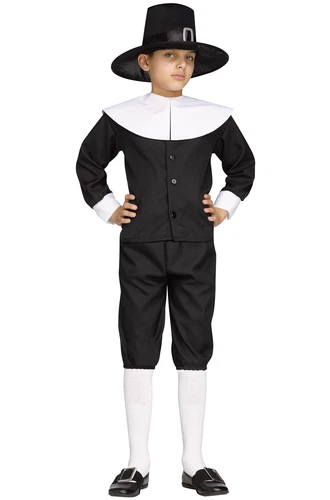 American Pilgrim Colonial Boy Child Costume