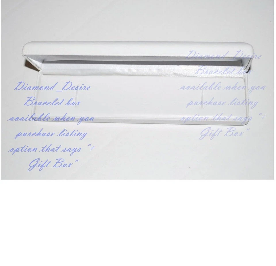 White Gold on 925 Sterling Silver 18ct Emerald Gemstone Tennis Bracelet - Image 4 of 4