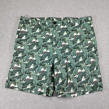 Southern Proper Shorts Mens 38 Green Wild Palm Vacations Chino Resortwear Casual