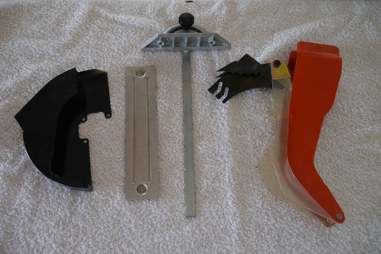 Makita 2708 OEM Blade Guards, Miter Gage, Throat Plate EXLNT! eBay