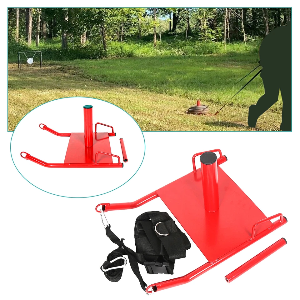 Trineo Power Speed Push/Pull Trineo de Peso Crossfit Entrenamiento de Fútbol HD con Arnés Foto 2 de 4