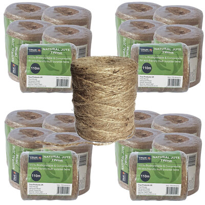 Bulk 20 x Natural Jute 3 ply Twine String Garden Rustic Craft ...