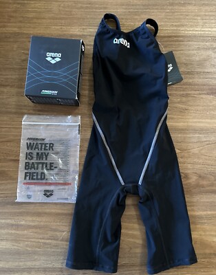 Arena 12-under Women s Powerskin ST 2.0 Open Back tech suit Size 22 Black FINA