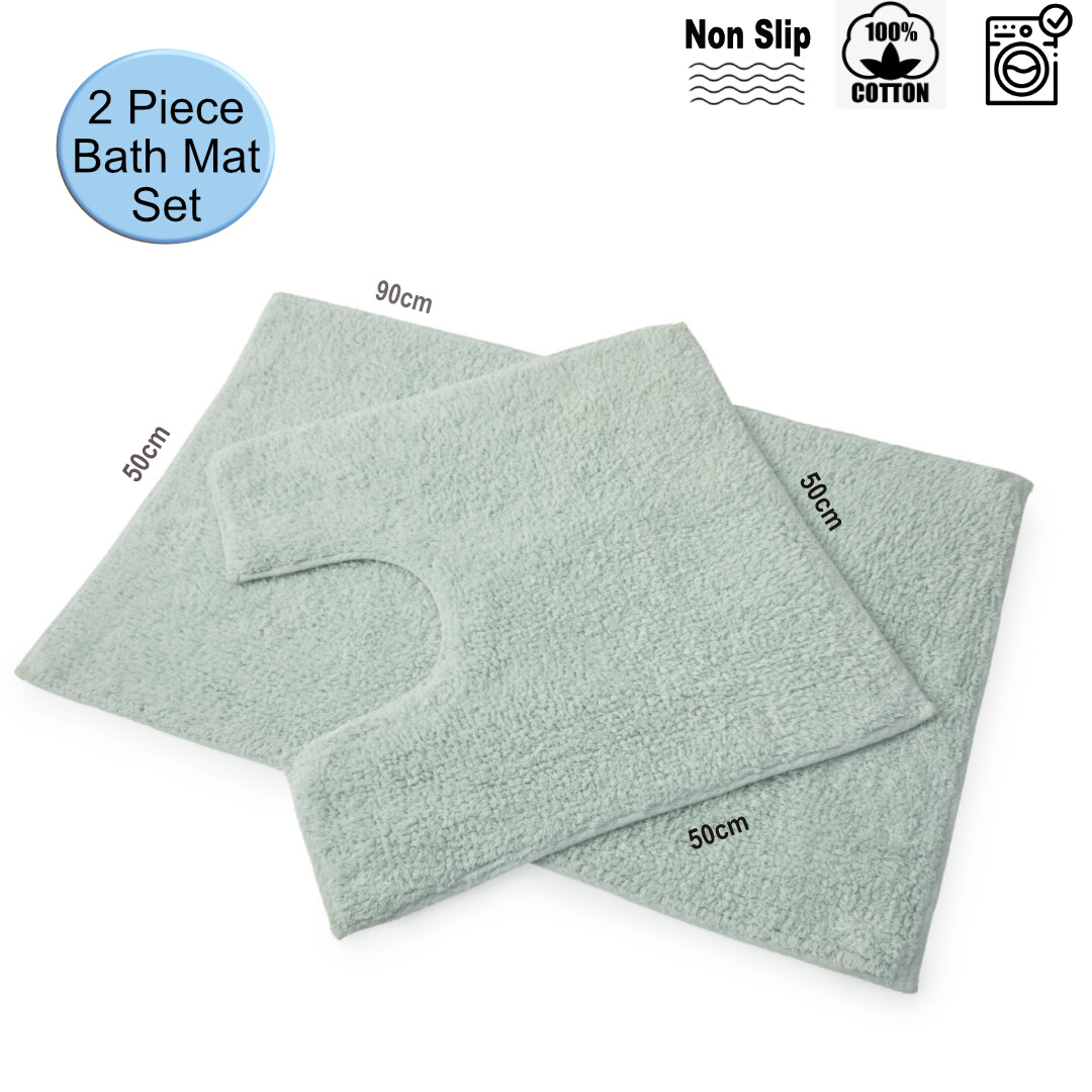 2 Piece Bath Mat Set Non Slip Bath Mat And Pedestal Set Bath Mat Set