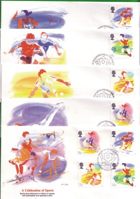 UNITED KINGDOM FDC LOT. VARIOUS 1988 SERIES.