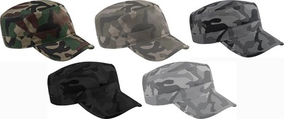 CAMOUFLAGE ARMY CAMO CAP Hat Military Arctic Field Jungle Midnight Urban Cotton