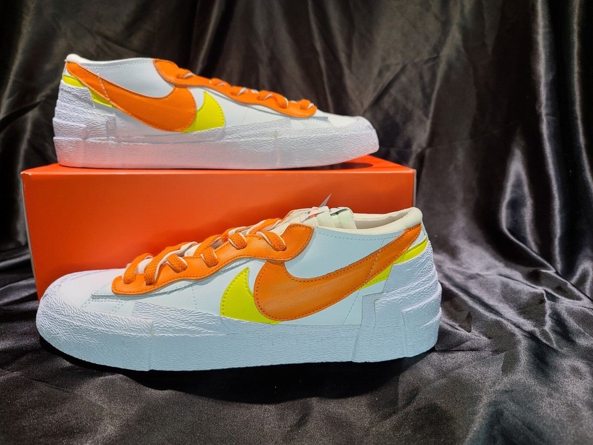 Size 11.5 - Nike Blazer Low x Sacai Magma Orange | eBay