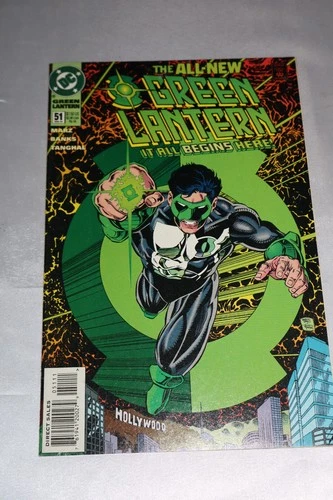 Green Lantern #51 VF DC 1994 1st Cover App Kyle Rayner HBO TV Show Key Book