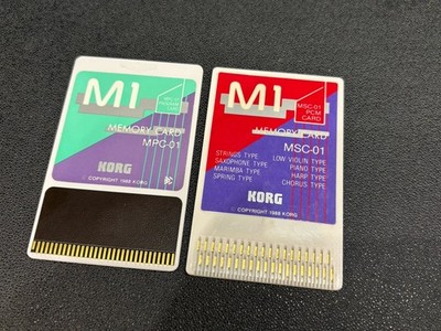 Korg M1 MSC-01 und MPC-01 Memory Card
