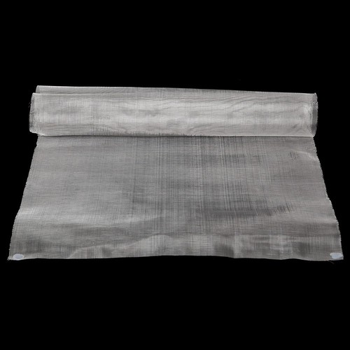 Tessuto schermo argento 50 rete 40x90 cm tessuto tessuto tessuto tessuto in acci - Foto 4 di 7