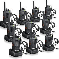 10Pack Walkie Talkies for Adults PMR446 Licence Free Radio Walkie Talkie VOX Rec