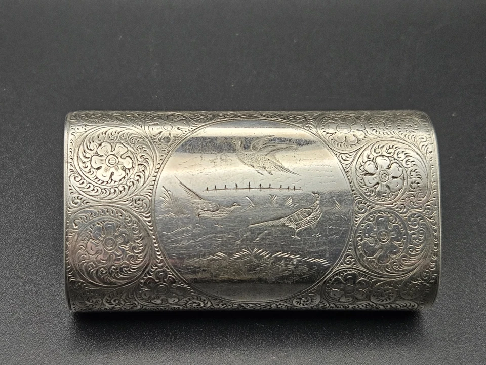 Antique Silver Snuff Box 18th Century Birmingham - image 4 of 4