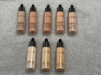 8 LUMINESS Silk  4-in-1 Airbrush Foundation .50 fl oz Primer Eraser Shades NEW