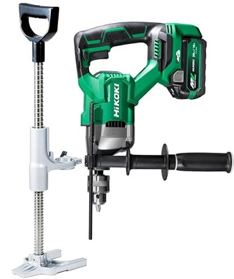 HiKOKI D3613DA 36V Drill, 1 Battery, Charger, Case, Guide Attachment, Japan