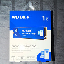 WD Blue SN5000 1TB NVMe PCIe 4.0 M.2 2280 Internal SSD 5500MB/s