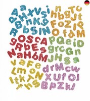 Baker Ross Selbstklebende Schaumstoff-Glitzer-Buchstaben - Glitzernd - Zum