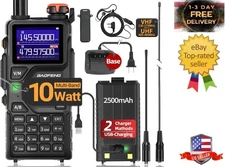 K5PLUS Radio Ham Radio 10W Rechargeable WalkieTalkies LongRange UV32 5RM