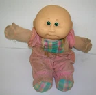 Cabbage Patch Kids Doll No Hair Green Eyes 12" 1982 Bean Bag Torso Appalachian A