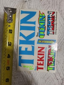  Vintage Tekin Decal Sheet