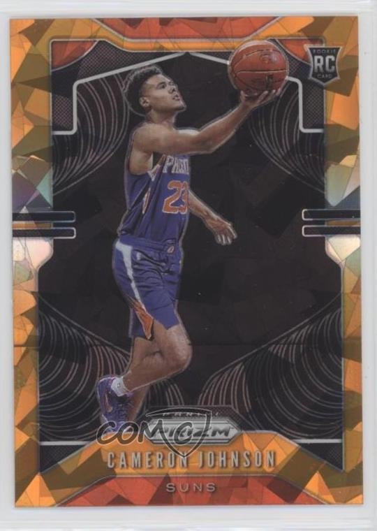 2019-20 Panini Prizm Rookie Orange Ice Prizm Cameron Johnson #257 Rookie RC