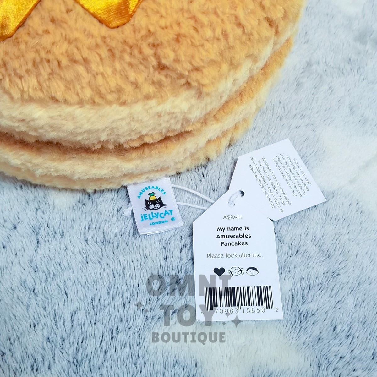 新作「Amuseables Fran Pancakes」 新品・タグ付き Jellycat Amuseables Fran Pancakes 2025 Latest Plush Toys