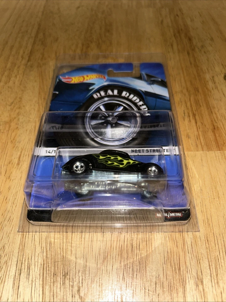 Hot Wheels Real Riders Metal (2014) Neet Streeter Black Car Toy 14/18 - Image 4 of 4