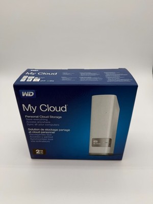 WD Western Digital 2TB My Cloud Personal Storage Drive White (OPEN BOX)