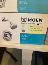 Moen ADLER 82604 Chrome 4-Spray Shower Head Faucet NO VALVE TRIM ONLY