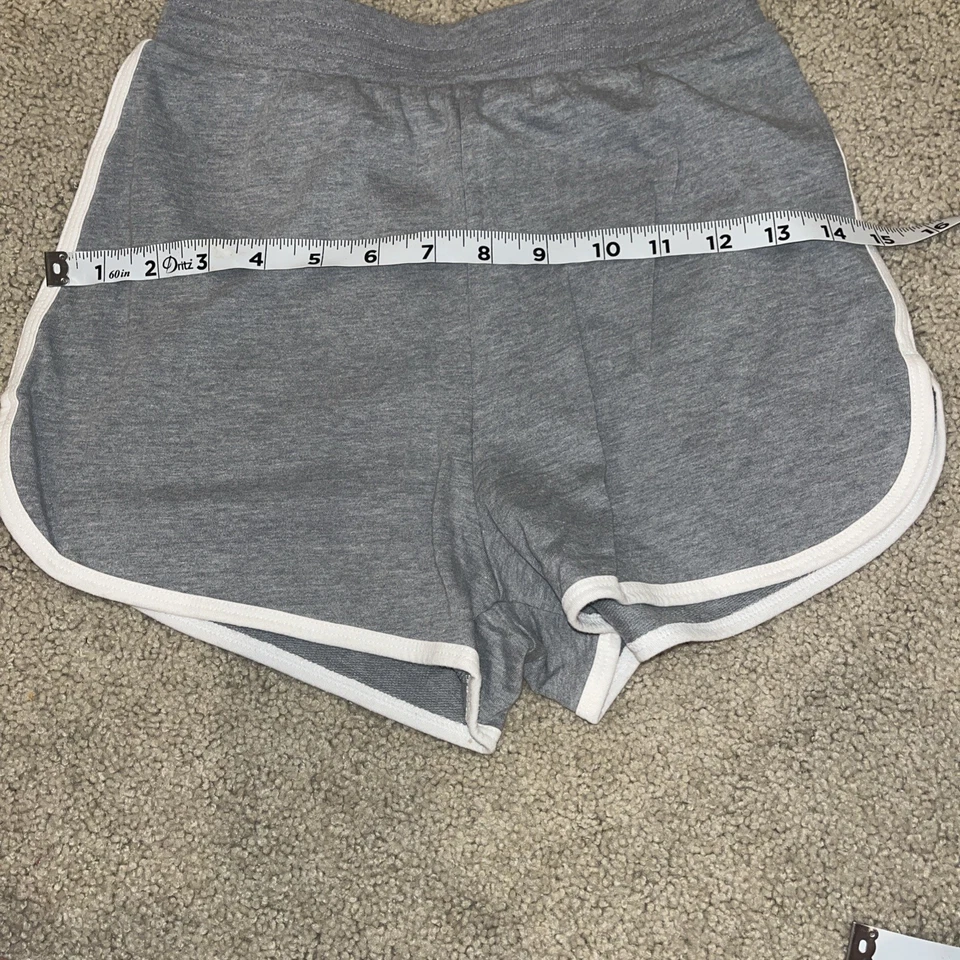Pantalones Cortos de Salón Informales Grises SIN LÍMITES Cintura Elástica, XS Foto 3 de 4