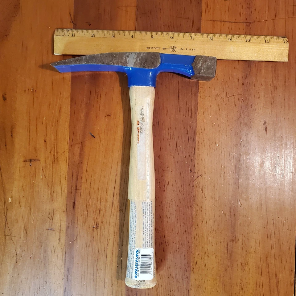 VAUGHAN BL24 Bricklayer's HAMMER Pro's Choice Contractor Tools 24oz Fabricado nos EUA  - Imagem 2 de 4