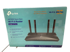 TP-Link Router AX1500 Archer, Wifi 6, 802.11ax, 1.5 GBPS Dual Band