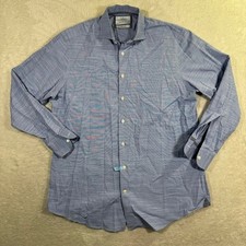 Charles Tyrwhitt Shirt Mens 17 35 Slim Fit Button Up Striped Long Sleeve Casual