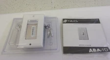 Niles Speaker Amplifier A Or B Selector ABA-1D White Wall Mount Switch OPEN BOX
