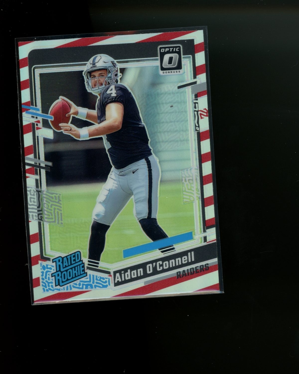 2023 Panini Donruss Optic Freedom Prizm Rated Rookie #258 Aidan O'Connell RC