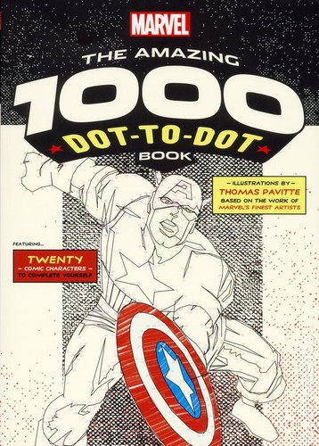 Marvel The Amazing 1000 Dot-to-Dot Book SC #1-1ST NM 2016 Stock Image