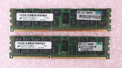 Micron 16GB (2x8GB) MT36JSF1G72PZ-1G4M1HF 8GB 2Rx4 PC3-10600R 500205-071 Server
