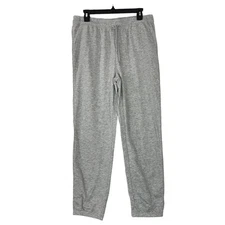 H Halston Studio Womens size Medium jogger gray drawstring sweatpants