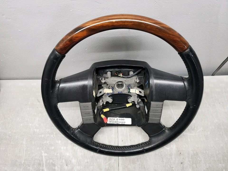 Volante Lincoln Mark LT 2006 2007 2008 Woodgrain negro 06 07 08 Mark LT Foto 2 de 4