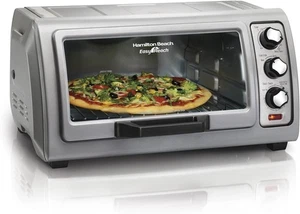 6 Slice Countertop Toaster Oven Broil & Toast Functions Auto Shutoff Kitchen New