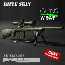 Camo Guns Wrap Skins Premium Vinyl Sticker Matte Rifle Pre-Cut CPAT