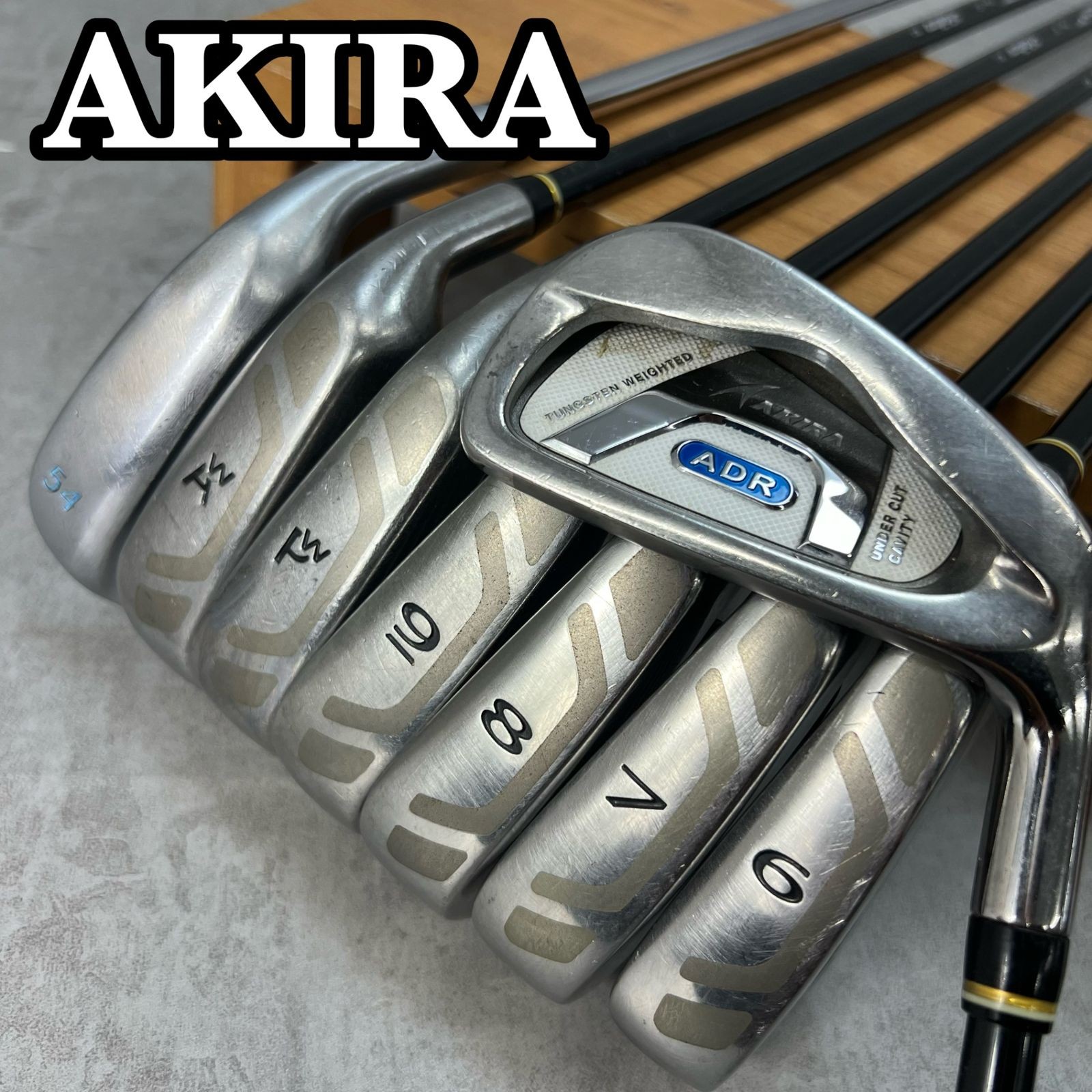Iron Set Of 8 Carbon Steel S R Right-handed Pocket Cavity